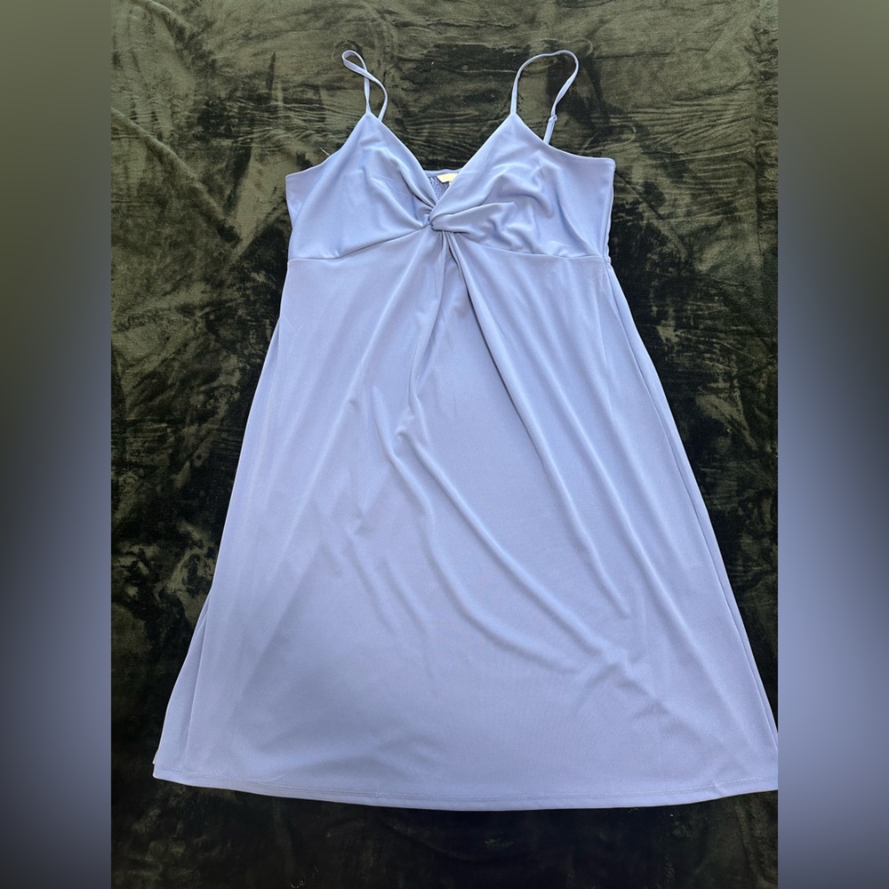 H&M Blue Twist Front Dress